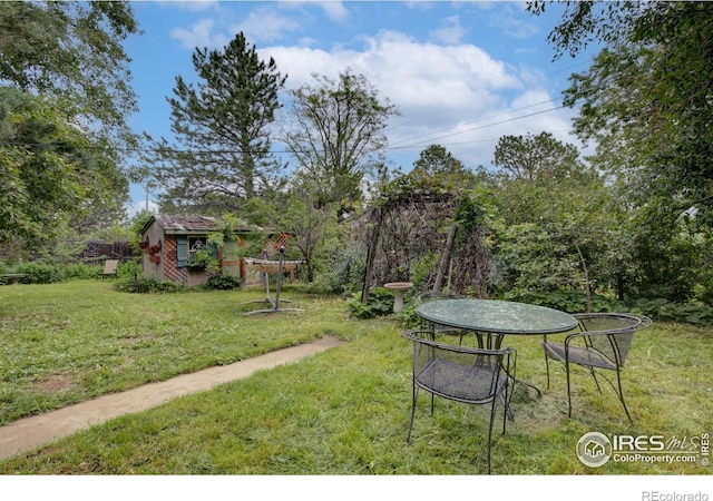1110 Hartford Dr, Boulder, CO 80305 - view of grassy yard