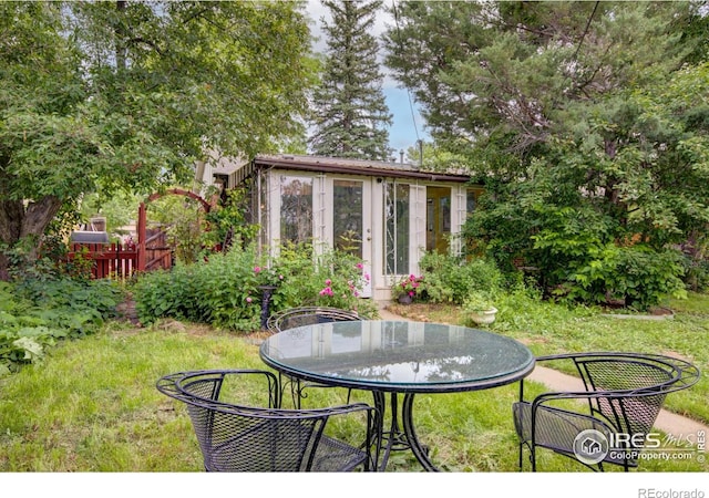 1110 Hartford Dr, Boulder, CO 80305 - view of yard