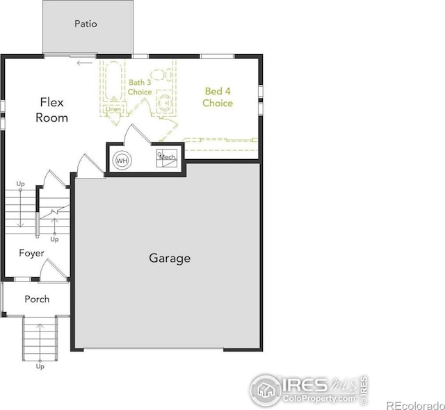 3364 Streamwood Dr, Johnstown, CO 80534 - view of floor plan / room layout