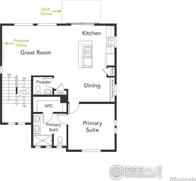 3364 Streamwood Dr, Johnstown, CO 80534 - view of room layout