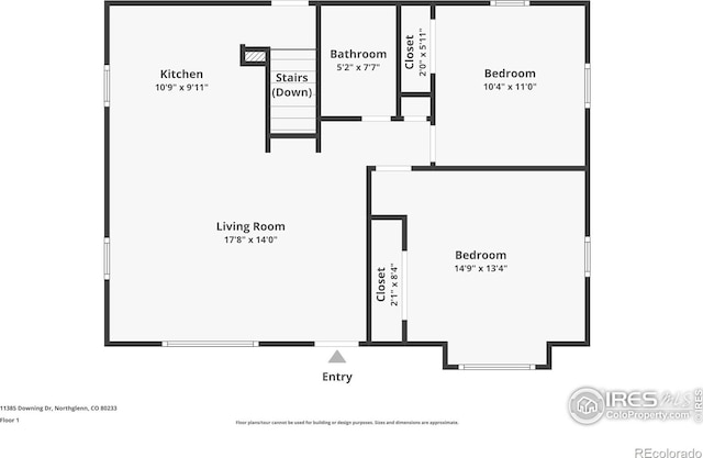 11385 Downing Dr, Northglenn, CO 80233 - room layout