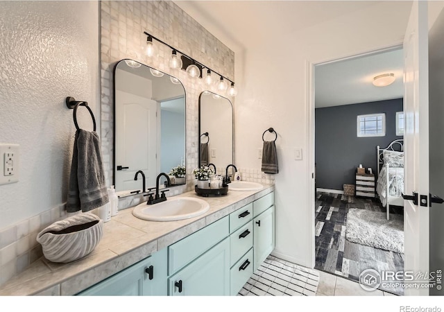 8839 Shetland Dr, Frederick, CO 80504 - full bath featuring double vanity and connected bathroom