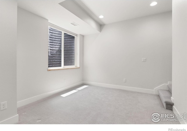 876 Cimarron Dr Unit B, Lafayette, CO 80026 - carpeted spare room with baseboards and recessed lighting