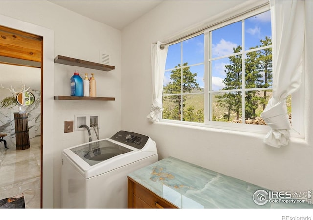 2507 Spencer Mountain Rd, Bellvue, CO 80512 - laundry room with washer / dryer