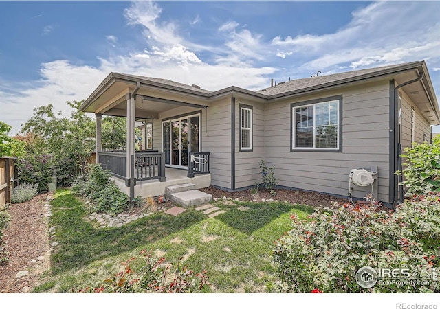 4343 E 96th Way, Thornton, CO 80229 - view of front of house with covered porch