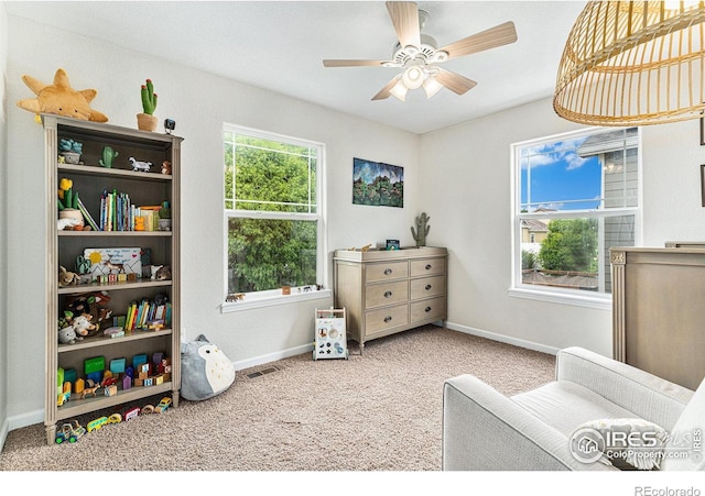 264 Alder Ave, Johnstown, CO 80534 - carpeted bedroom featuring baseboards and ceiling fan