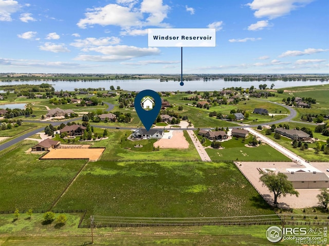 37179 Soaring Eagle Cir, Severance, CO 80550 - aerial view of a nearby body of water