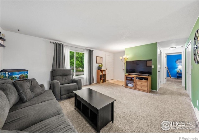 420 E 50th St, Loveland, CO 80538 - view of carpeted living area
