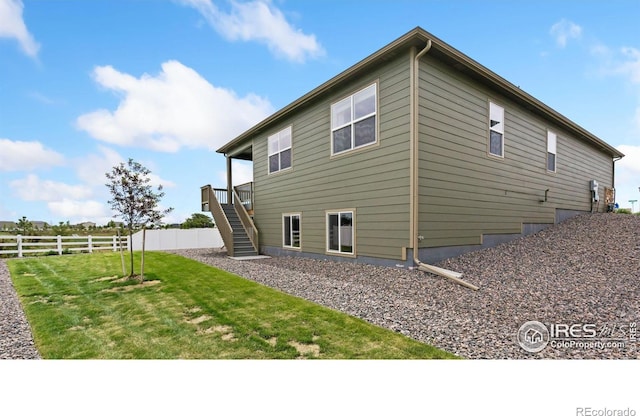 4709 Lynxes Way, Johnstown, CO 80534 - view of side of property with stairway