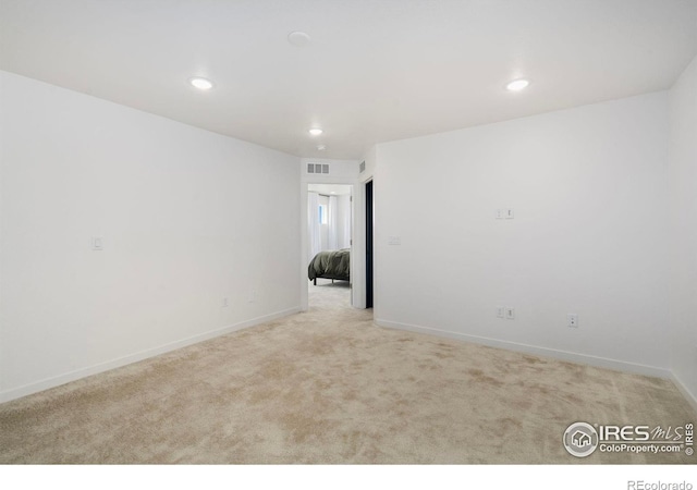 2031 Moon Rise Dr, Windsor, CO 80550 - spare room featuring carpet, recessed lighting, and baseboards