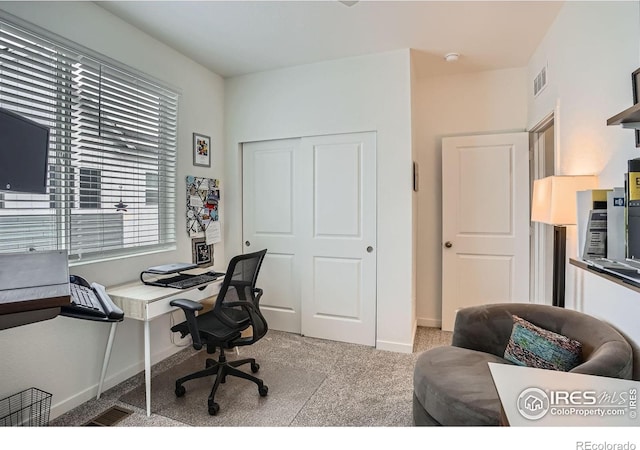 14553 W 91st Dr Unit A, Arvada, CO 80005 - carpeted home office featuring healthy amount of natural light and baseboards
