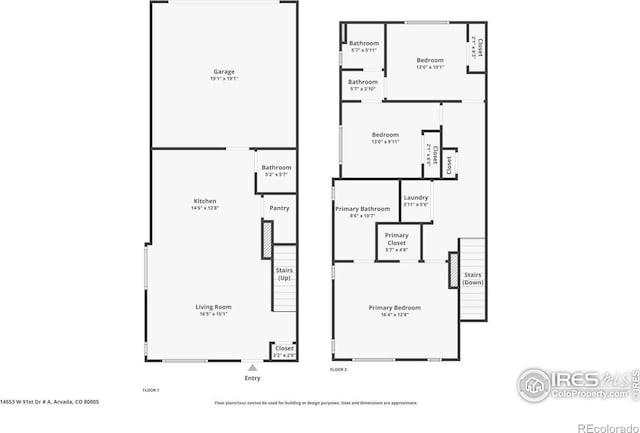 14553 W 91st Dr Unit A, Arvada, CO 80005 - home floor plan