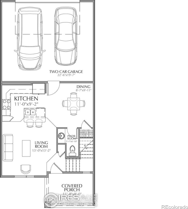 420 High Point Dr Unit 102, Longmont, CO 80504 - home floor plan