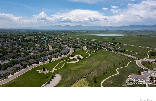 5603 Pierson Mountain Ave, Longmont, CO 80503 - bird's eye view of a water and mountain view
