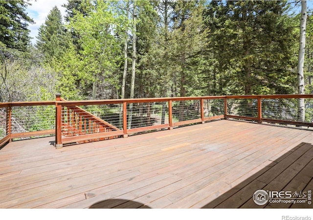 90 California Gulch Rd, Jamestown, CO 80455 - view of wooden terrace