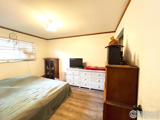 950 Big Thompson Ave Unit 2142, Estes Park, CO 80517 - bedroom with ornamental molding and wood finished floors
