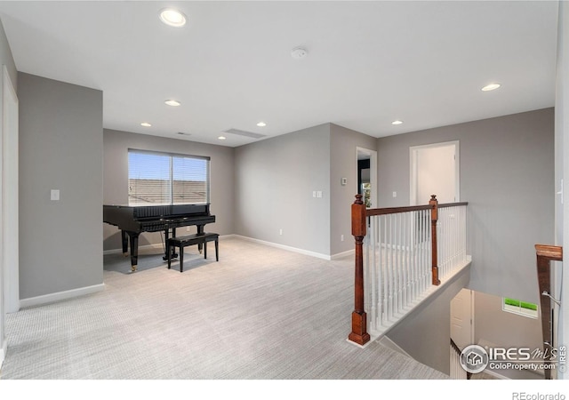 17805 Coral Burst St, Parker, CO 80134 - rec room with carpet flooring, baseboards, and recessed lighting