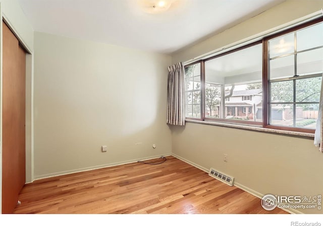 1025 Edinboro Dr, Boulder, CO 80305 - empty room with light wood-type flooring and baseboards