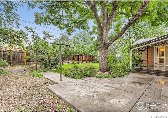 1025 Edinboro Dr, Boulder, CO 80305 - fenced backyard with a patio