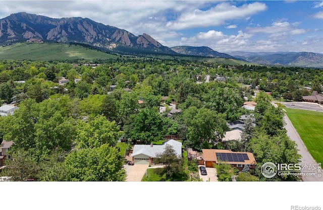 1025 Edinboro Dr, Boulder, CO 80305 - drone / aerial view of a mountain backdrop