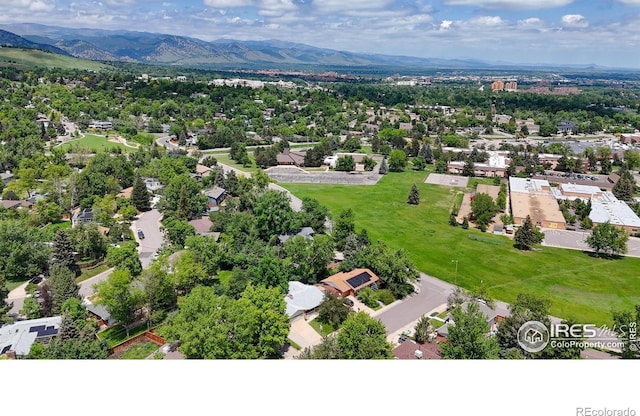 1025 Edinboro Dr, Boulder, CO 80305 - aerial view of residential area with mountains