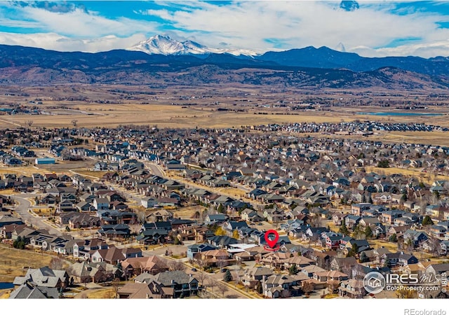 2005 Calico Ct, Longmont, CO 80503 - aerial view of residential area featuring a mountainous background