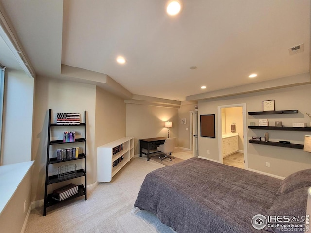 4236 Carroway Seed Ct, Johnstown, CO 80534 - bedroom featuring light colored carpet, recessed lighting, and baseboards