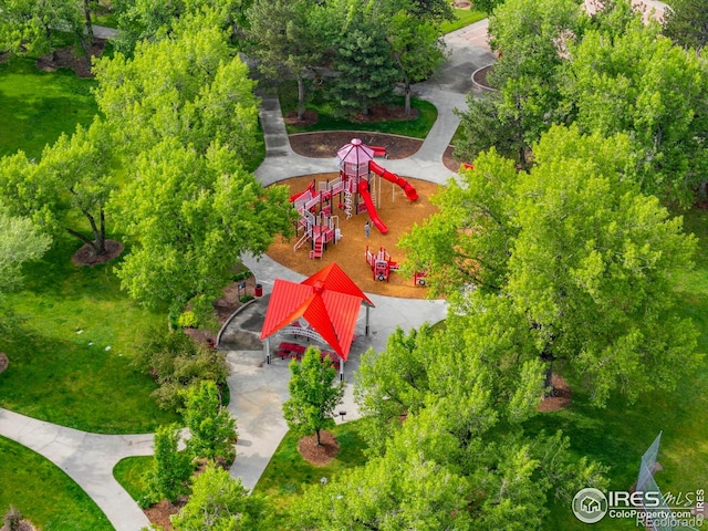 8423 Everett Way Unit A, Arvada, CO 80005 - aerial view of a community park and a tree filled landscape
