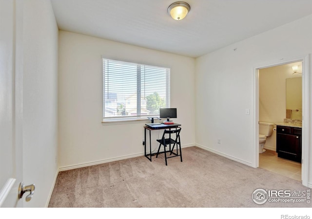 1240 Wren Ct Unit D, Longmont, CO 80501 - spare room with carpet floors, a desk, and baseboards