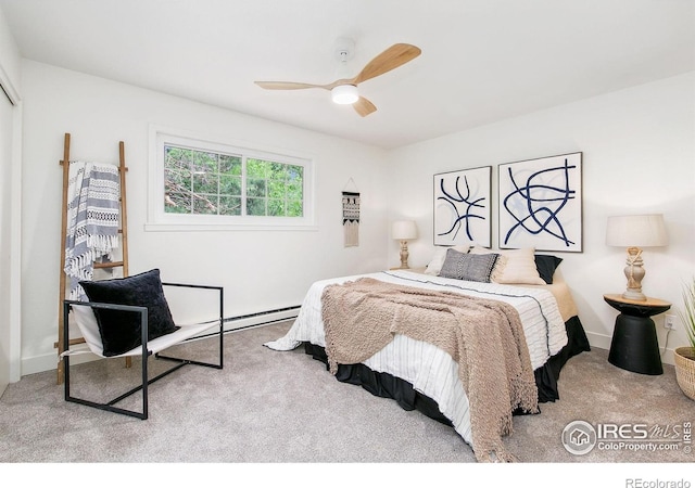 4329 Main St, Timnath, CO 80547 - carpeted bedroom featuring ceiling fan