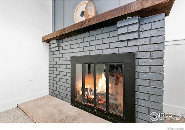 4329 Main St, Timnath, CO 80547 - detailed view of a fireplace