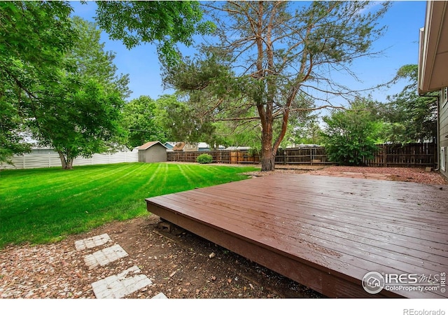 4329 Main St, Timnath, CO 80547 - view of wooden deck