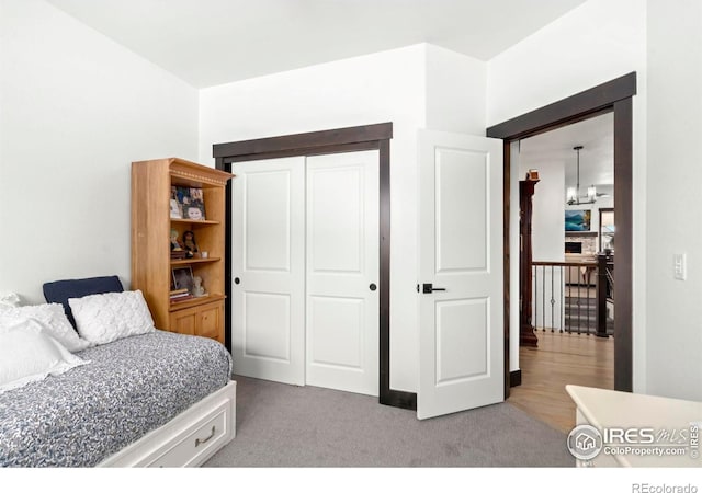 4521 Devereux Dr, Windsor, CO 80550 - bedroom featuring carpet flooring and a closet