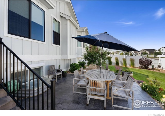 4521 Devereux Dr, Windsor, CO 80550 - view of patio featuring outdoor dining space
