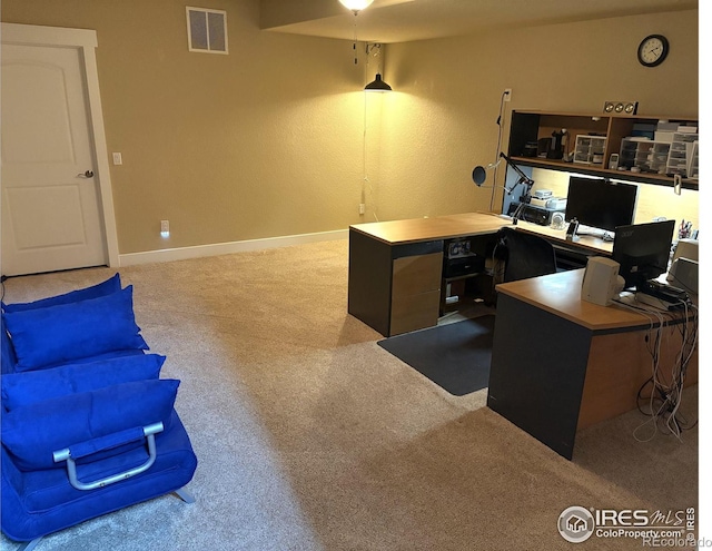 2126 Friar Tuck Ct, Fort Collins, CO 80524 - carpeted home office featuring baseboards
