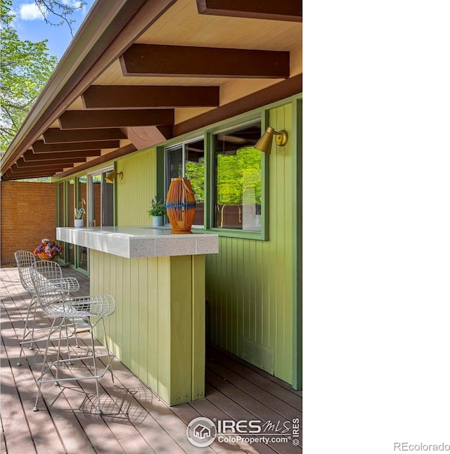 5450 Mohawk Rd, Littleton, CO 80123 - view of wooden deck
