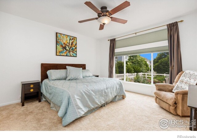 1706 Naples Ln, Longmont, CO 80503 - bedroom featuring carpet and ceiling fan
