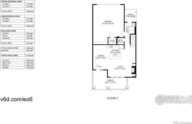 2107 Blackbird Dr, Fort Collins, CO 80525 - view of property floor plan