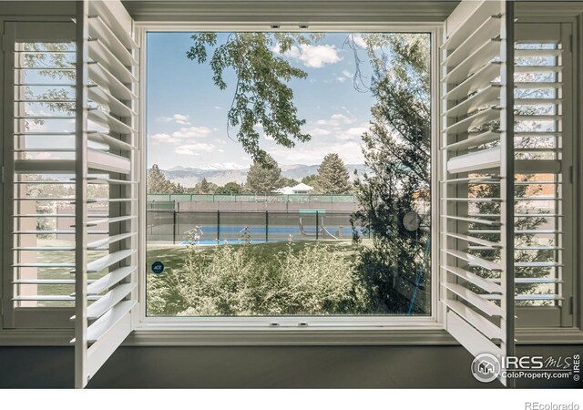 4993 Clubhouse Ct, Boulder, CO 80301 - doorway to outside with a mountain view