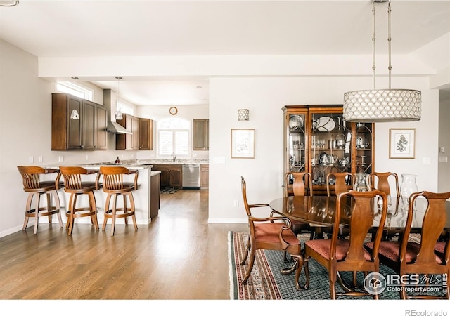 4993 Clubhouse Ct, Boulder, CO 80301 - dining area featuring light wood finished floors and baseboards