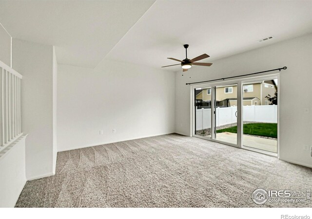 1711 101st Avenue Ct, Greeley, CO 80634 - carpeted empty room featuring a ceiling fan and baseboards