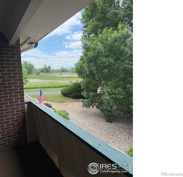 5102 Williams Fork Trl Unit 205, Boulder, CO 80301 - balcony featuring a view of rural / pastoral area