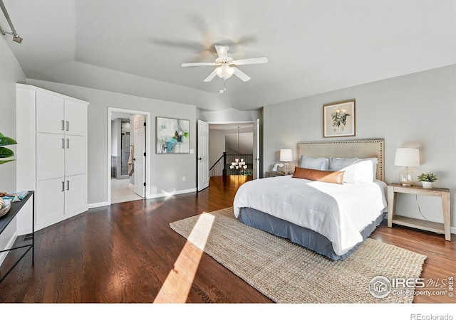 2133 Indian Peaks Cir, Longmont, CO 80504 - bedroom featuring wood finished floors and a ceiling fan