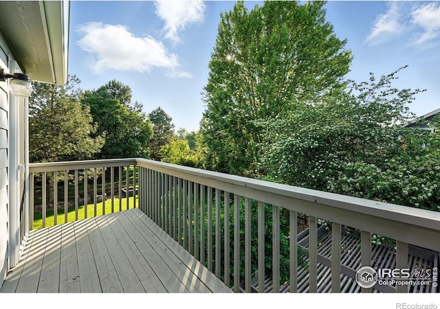 2133 Indian Peaks Cir, Longmont, CO 80504 - view of wooden deck