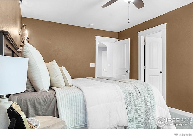 9139 County Road 54, Milliken, CO 80543 - bedroom featuring a ceiling fan and carpet