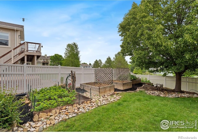 1926 Crested Butte Ct, Loveland, CO 80538 - view of yard featuring a vegetable garden