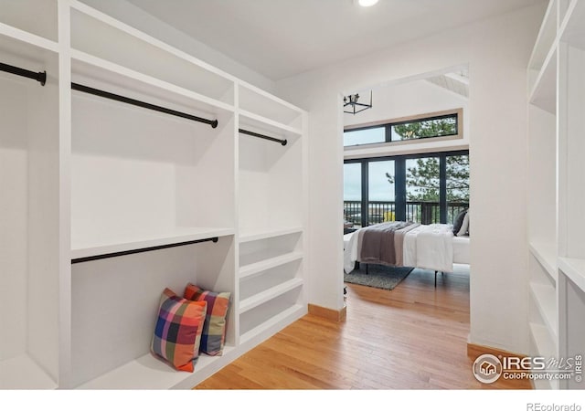 3260 Lafayette Dr, Boulder, CO 80305 - spacious closet featuring wood finished floors