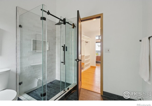 3260 Lafayette Dr, Boulder, CO 80305 - bathroom with toilet and a shower stall
