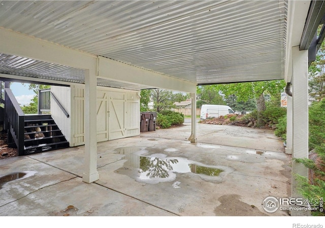 3260 Lafayette Dr, Boulder, CO 80305 - view of patio / terrace featuring stairway