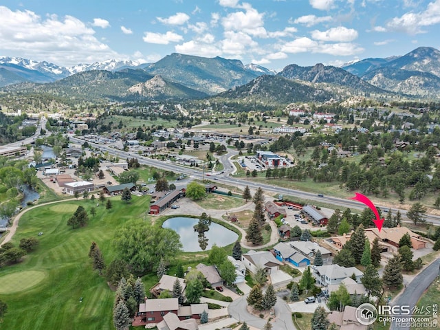 838 Vista Ln, Estes Park, CO 80517 - view of property location with a mountainous background and a golf club